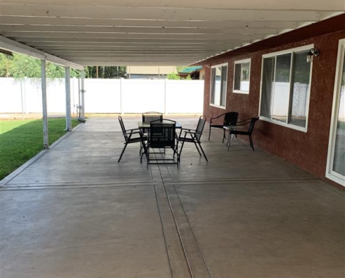 Backyard Seating area