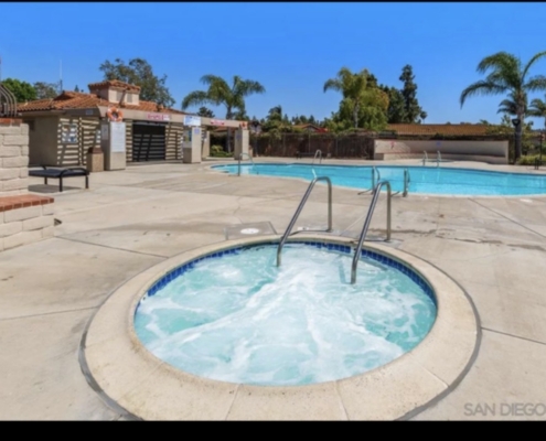 Jacuzzi in home