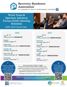 26-27 Work Team/ OAF schedule